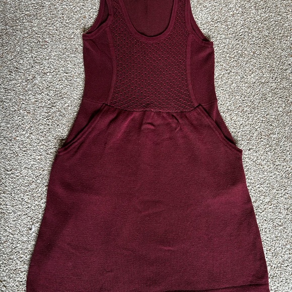Frenchi Dresses & Skirts - Frenchi Burgundy Sweater Dress